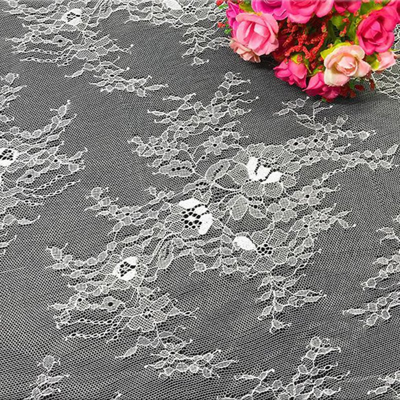 Dress Cutwork Tablecloth Nylon Lace Fabric for Women's Wear Wholesale 7